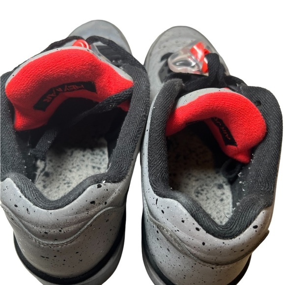 Nike‎ AIR JORDAN Retro 5 Low NEYMAR SILVER INFRARED BLACK 3M 846315-025 SIZE 6 - Picture 8 of 12